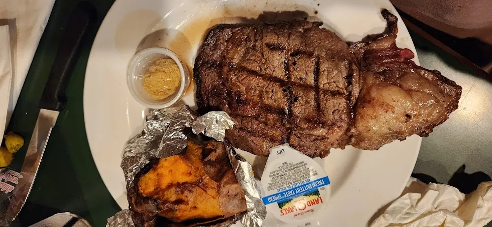 Delmonico with Sweet Potato